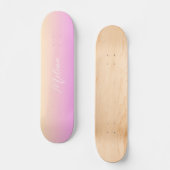 Skateboard dégradé nom personnalisé Skate (Recto)