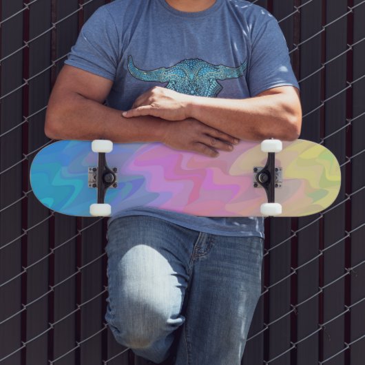 Skateboard Dégradé ondulé (Extérieur 3)