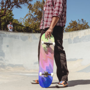 Skateboard Dégradé Ondulé