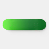 Skateboard Dégradé Vert Ombre Vivid Moderne Simple (Horz)