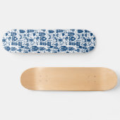 Skateboard Delft Blue (Horz)