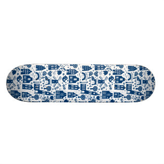 Skateboard Delft Blue
