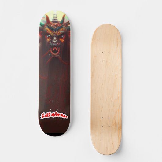 Skateboard Démon de l'IA (Recto)