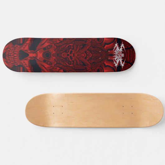 SKATEBOARD DEMON SKULL (Horz)