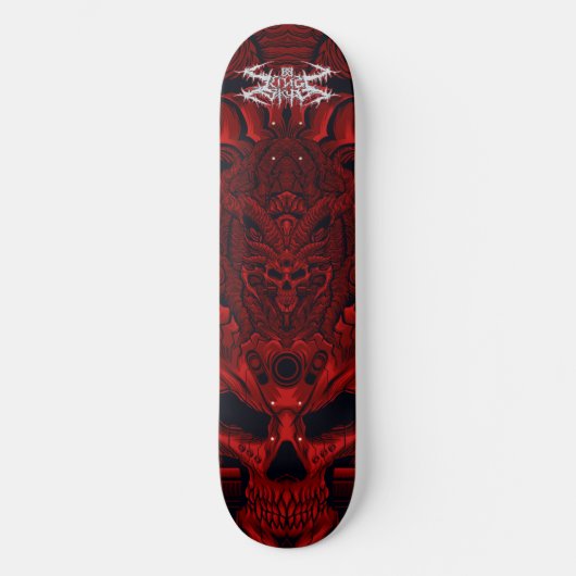 SKATEBOARD DEMON SKULL (Recto)