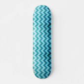 Skateboard Denim Chevron par Shirley Taylor (Devant)