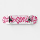 Skateboard Dentelle rouge (Horz)