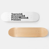 Skateboard Déplacements de rupture (Breakdance) (Horz)