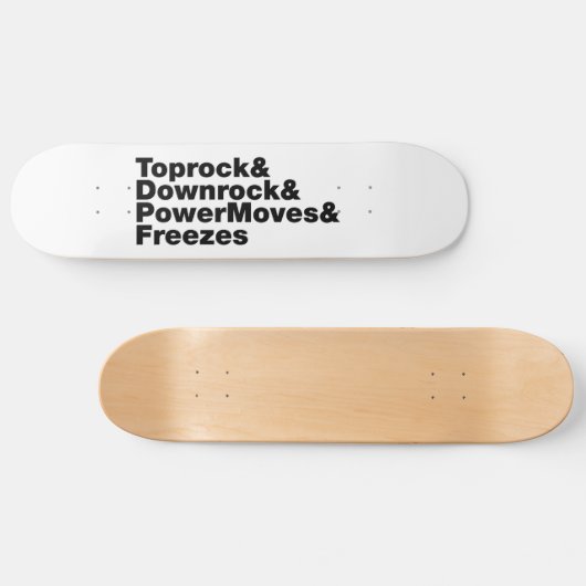 Skateboard Déplacements de rupture (Breakdance) (Horz)