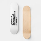 Skateboard Déplacements de rupture (Breakdance) (Recto)