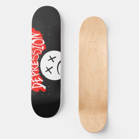 Skateboard Dépression (Recto)