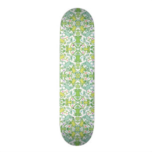 Skateboard Des grenouilles dans tous les coins de ce motif mi
