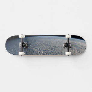 Skateboard Des Nuages Stratocumulus Surplombent L'Océan Pacif