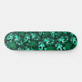 Skateboard Des tons verts clairs, en relief (Horz)