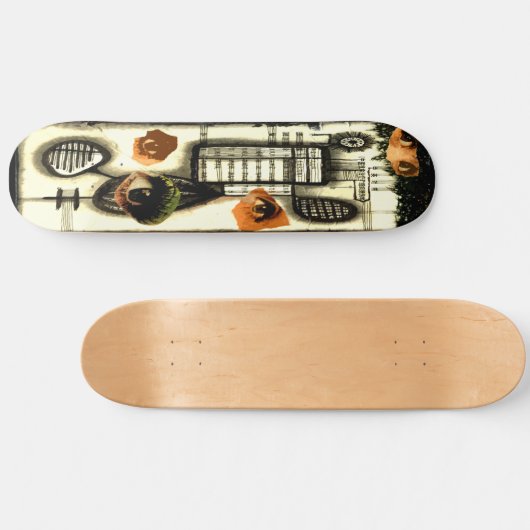 Skateboard des yeux Abstraits (Horz)