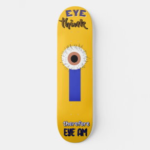 Skateboard Descartes Smart Thinkers Eyeball