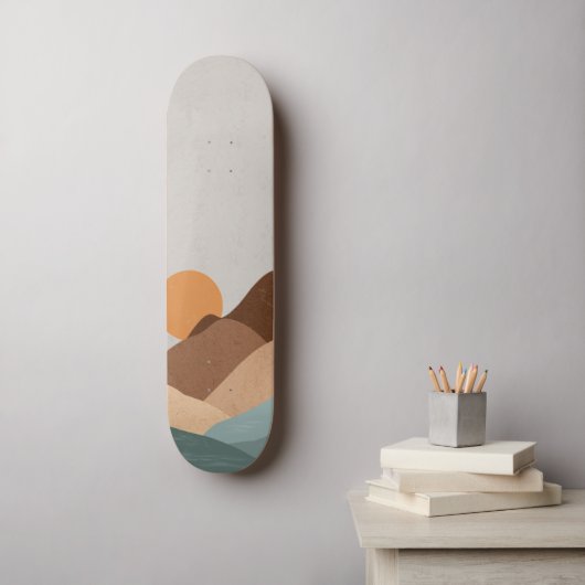 Skateboard Desert Landcape (Art mural)