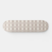 Skateboard Design carreau minimal beige (Horz)