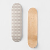 Skateboard Design carreau minimal beige (Recto)