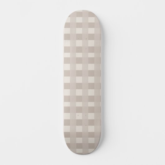 Skateboard Design carreau minimal beige (Recto)