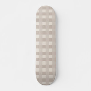 Skateboard Design carreau minimal beige