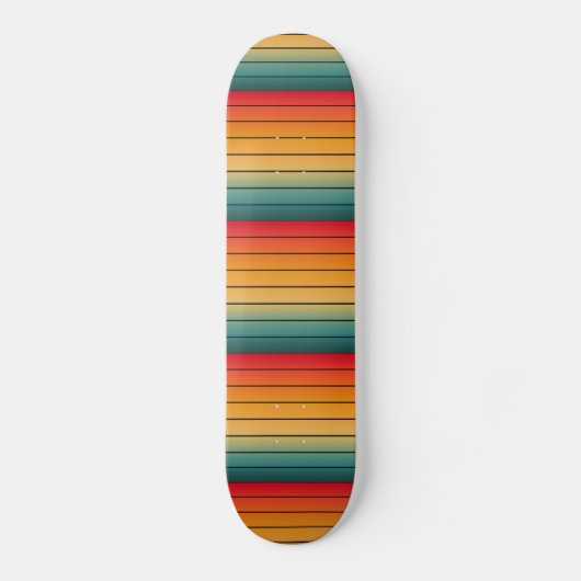 Skateboard design couleur coucher de soleil (Recto)