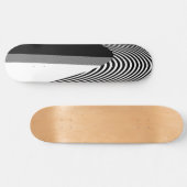 Skateboard Design D'Art Op Noir Et Blanc, Patinage (Horz)