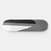 Skateboard Design D'Art Op Noir Et Blanc, Patinage (Horz)