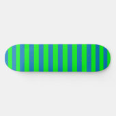 Skateboard Design de bandes bleues et vertes (Horz)