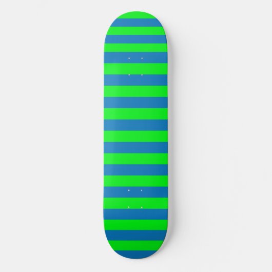Skateboard Design de bandes bleues et vertes (Recto)