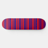 Skateboard Design de bandes rouges et bleues (Horz)