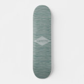 Skateboard Design de look tissé Turquoise vert HAMbWG Skatebo (Devant)