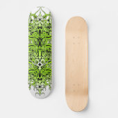 Skateboard Design de tatouage Tribal Personnalisé Vert (Recto)