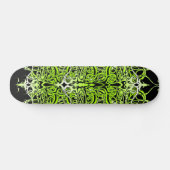 Skateboard Design de tatouage Tribal Personnalisé Vert (Horz)