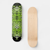 Skateboard Design de tatouage Tribal Personnalisé Vert (Recto)
