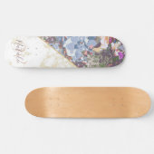 Skateboard Design élégant Cactus et succulents (Horz)