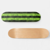 Skateboard Design en bande verte et noire (Horz)