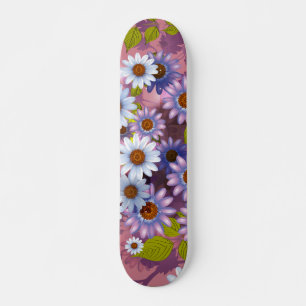 Skateboard Design floral 1
