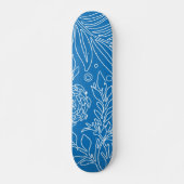 Skateboard Design floral 32 (Devant)
