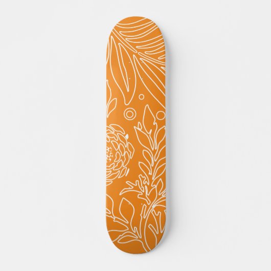Skateboard Design floral 35 (Devant)