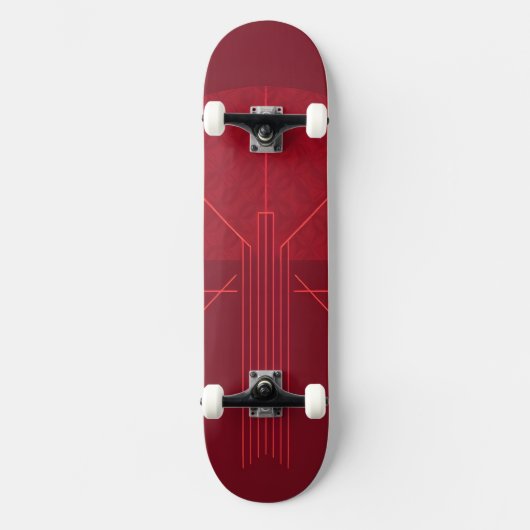 Skateboard Design graphique rétro élégant (Recto)