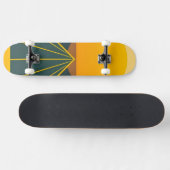 Skateboard Design graphique rétro élégant (Horz)