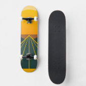 Skateboard Design graphique rétro élégant (Recto)