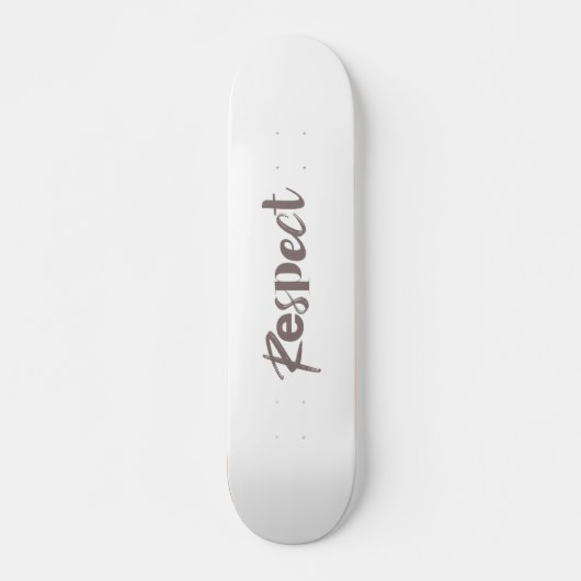 Skateboard Design moderne, créatif, cool, tendance du respect (Devant)
