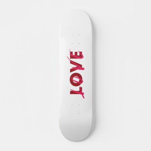 Skateboard Design moderne, dynamique, cool, tendance de Love (Devant)