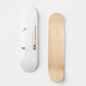 Skateboard Design moderne japonais "Kanji" "katakana" (Recto)