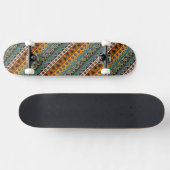 Skateboard Design motif aztèque coloré (Horz)