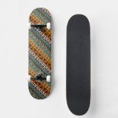 Skateboard Design motif aztèque coloré (Recto)