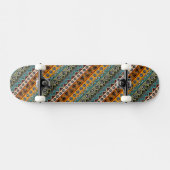 Skateboard Design motif aztèque coloré (Horz)