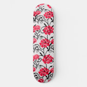 Skateboard Design Motif d'illustrations de rose rouge (Recto)